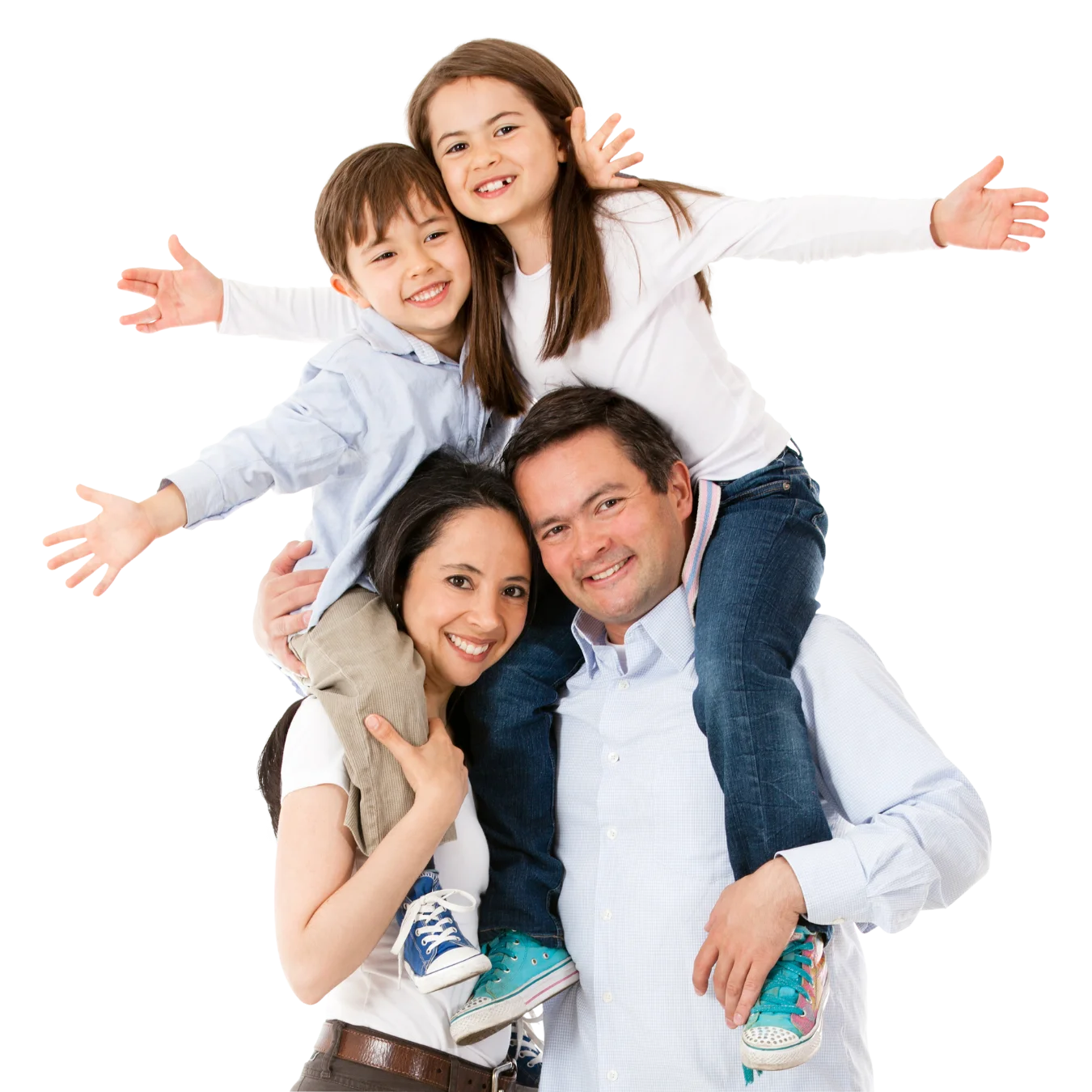 Family of 4 Promoting HSA for America